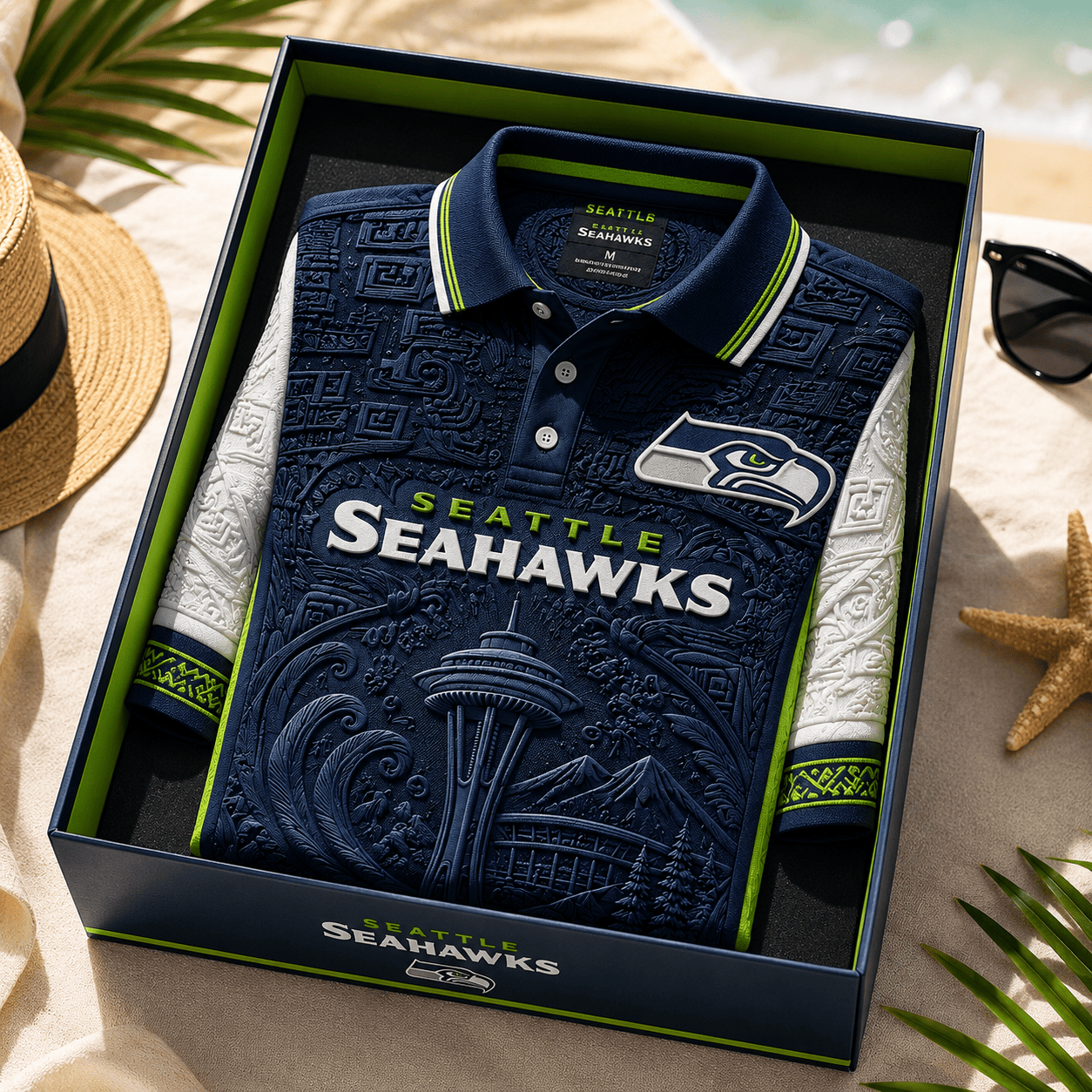 PREMIUM STSH EMBOSS POLO SHIRT NTVA