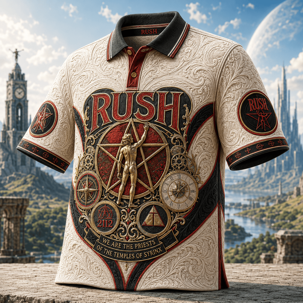 PREMIUM RSH EMBOSS POLO SHIRT HQH