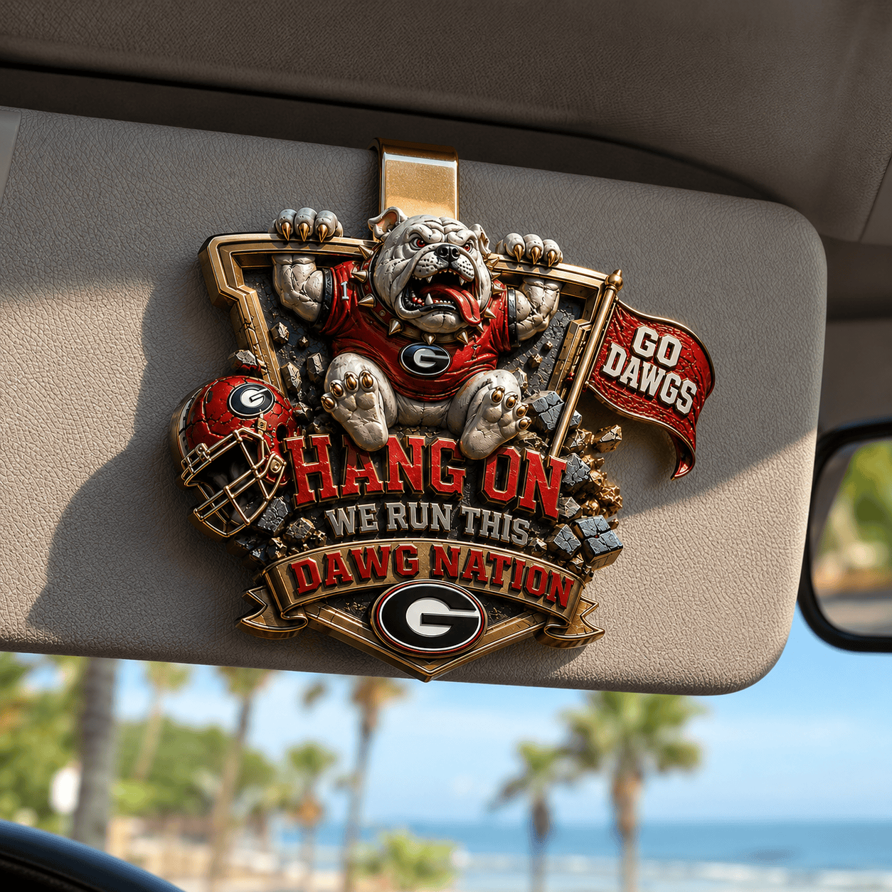 GGBD PREMIUM CAR VISOR CLIP LNTH