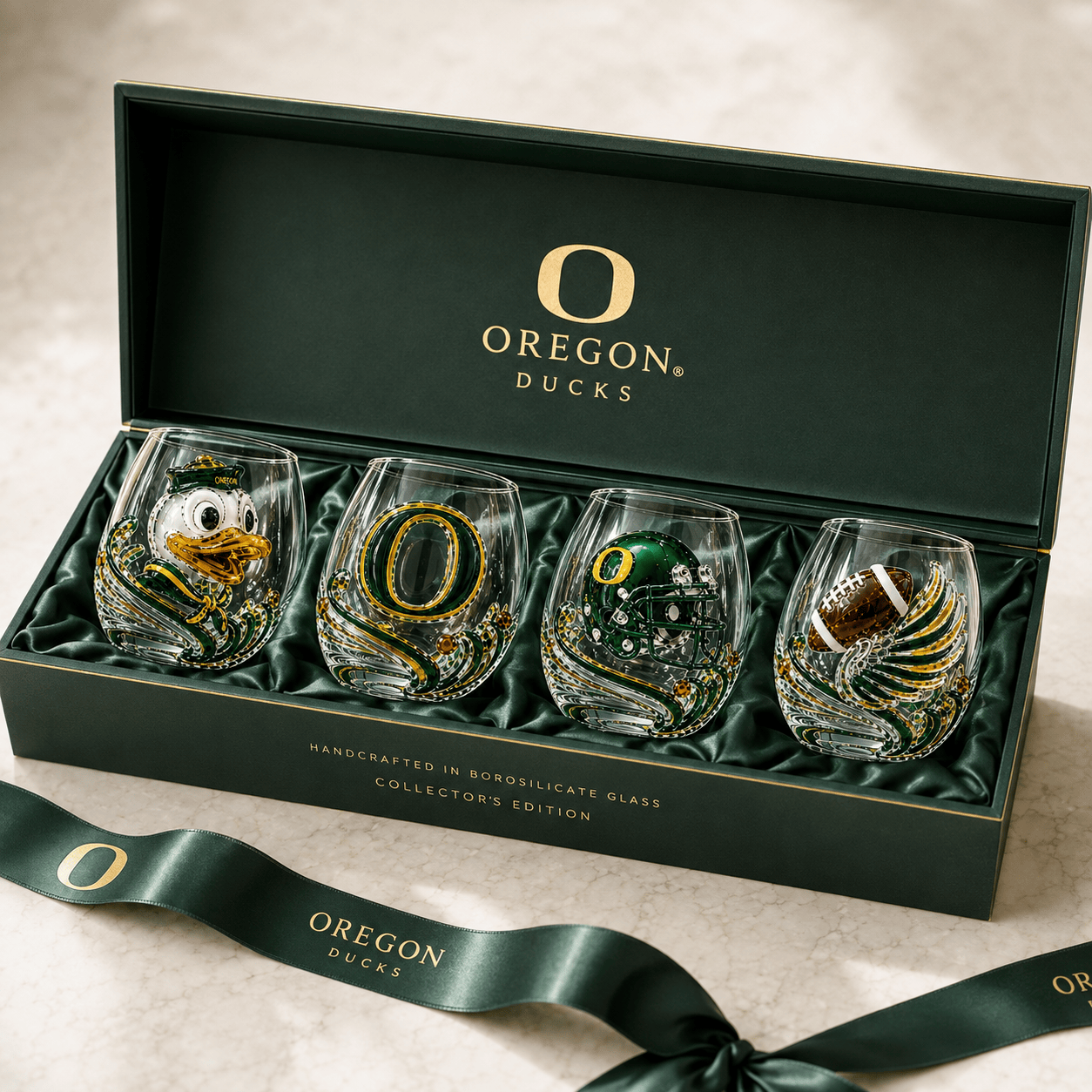 ORD Stemless Glass Cup Set TMH