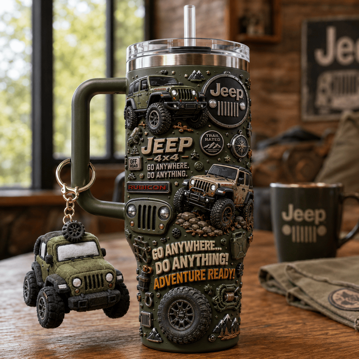 JEP 40oz Tumbler With Handle DNBN