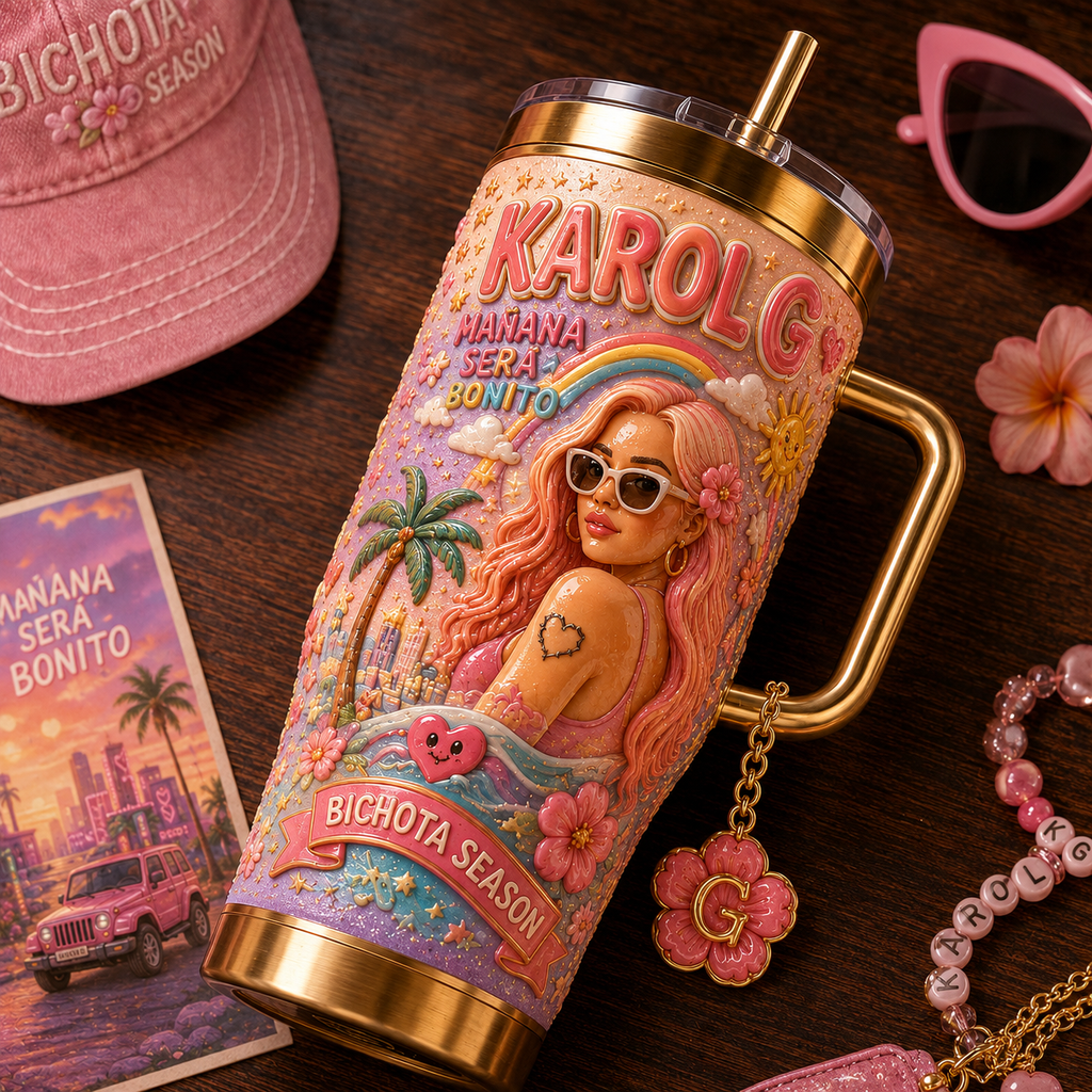 KRG 40oz Tumbler With Handle TTNL