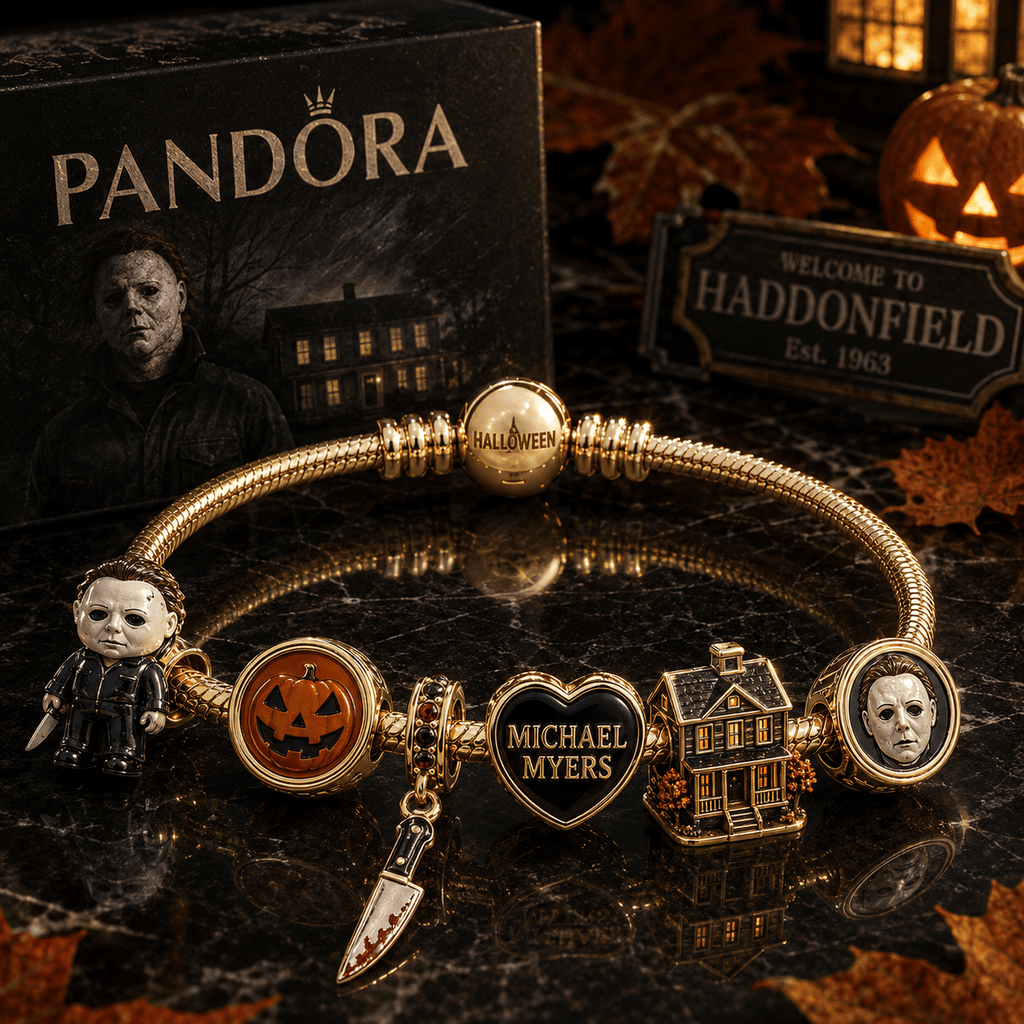 MCM Gold Charm Bracelet Set BMD