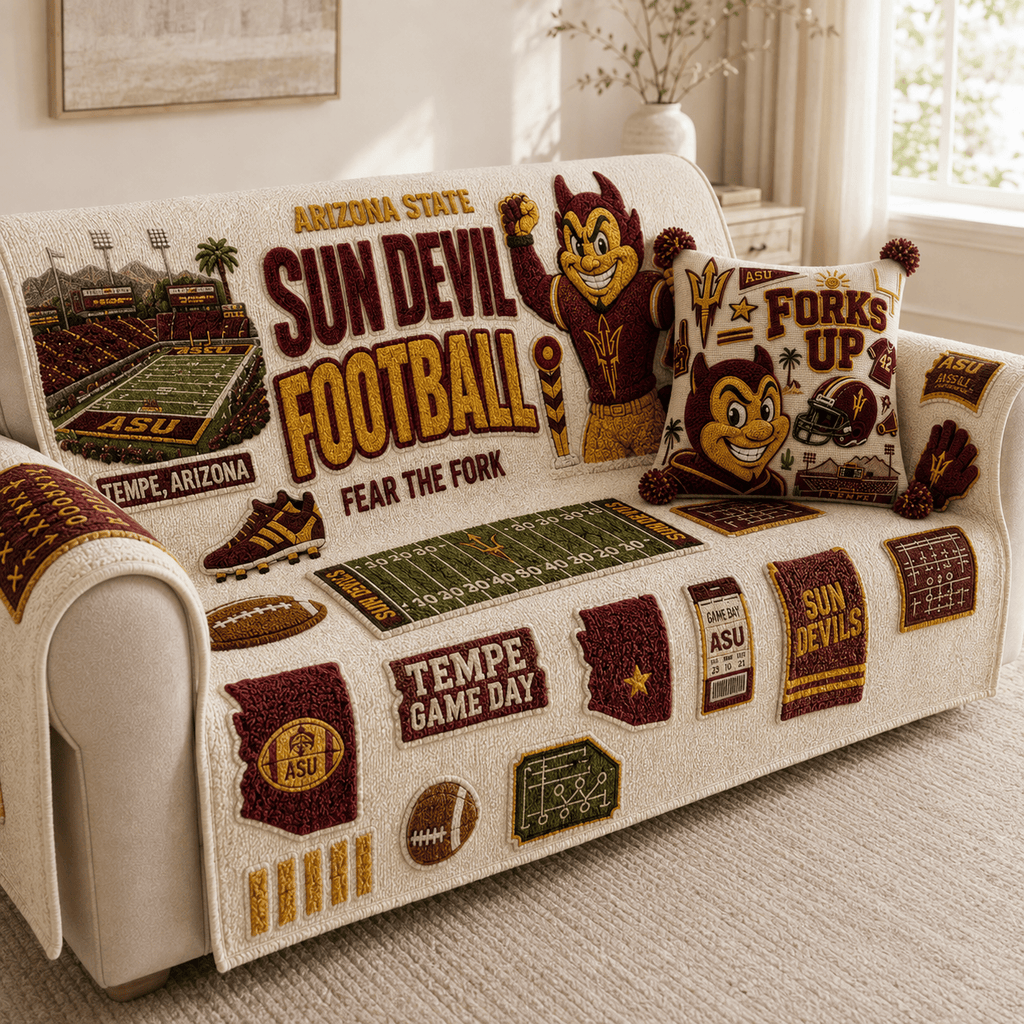ASSD Tufted Sofa Cover & Pillow Set HTTT